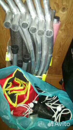 Батут с защитной сеткой бу