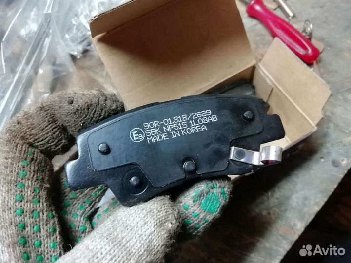 Колодки тормозные HI-Q SP1401 Kia Ceed jd