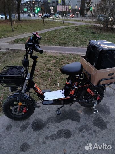 Электровелосипед kugoo v3 pro plus 2 акб