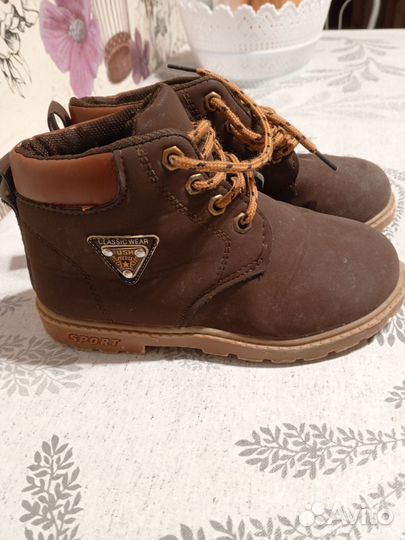 Демисезонные ботинки для мальчика 33 размер