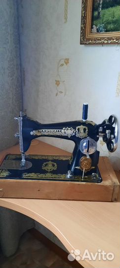 Раритетная редчайшая швейная машинка 