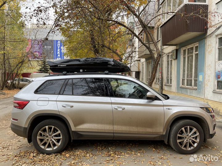 Автобокс Cybort на Skoda Kodiaq (чёрный Metallic)