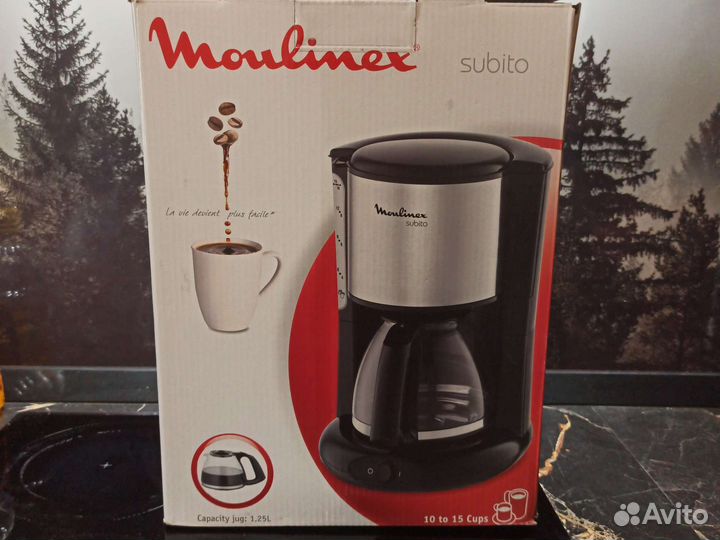Кофеварка капельная moulinex subito
