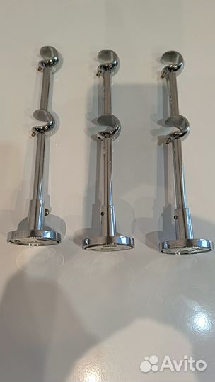 Карниз для штор двухрядный металлический