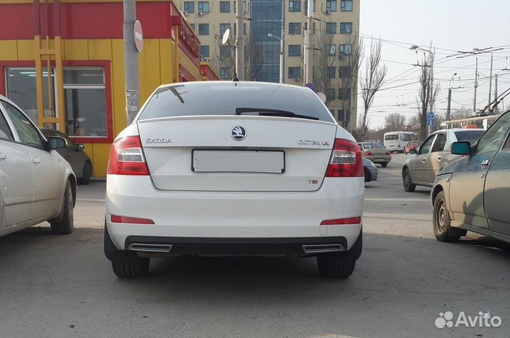 Имитация насадок глушителя для Skoda Octavia III