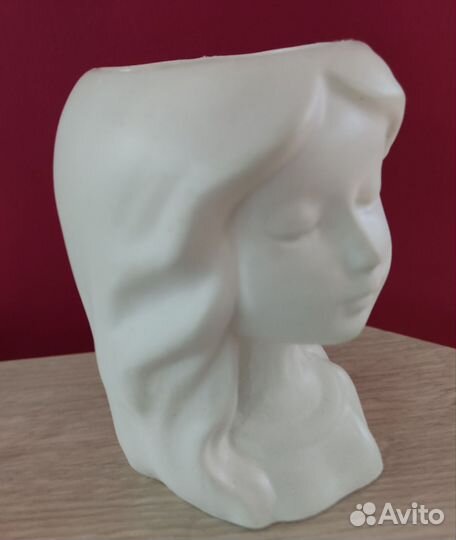 Гипсовое кашпо, подарок