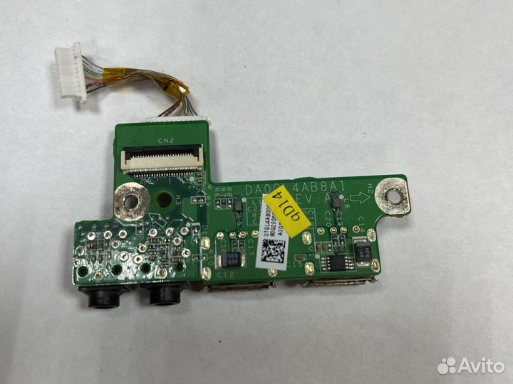 Плата Audio + USB DA0QL4AB8A1 от ноутбука DNS CT50