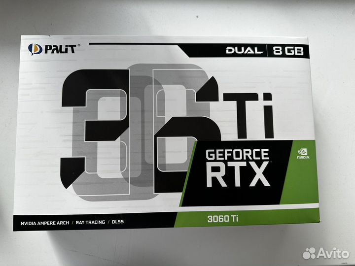 Видеокарта Palit GeForce RTX 3060 TI dual 8G