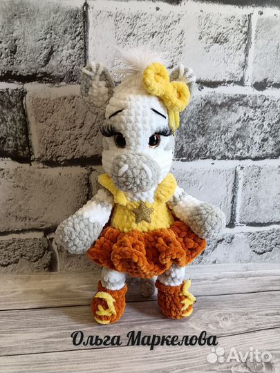 Мягкая игрушка ручная работа Зеброчка