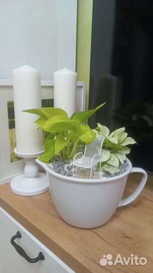 Цветочные композиции с фигурками