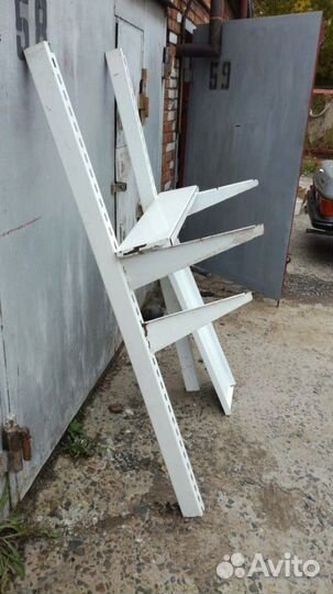 Стеллаж 4секции дл.3метра.Гараж.Дача