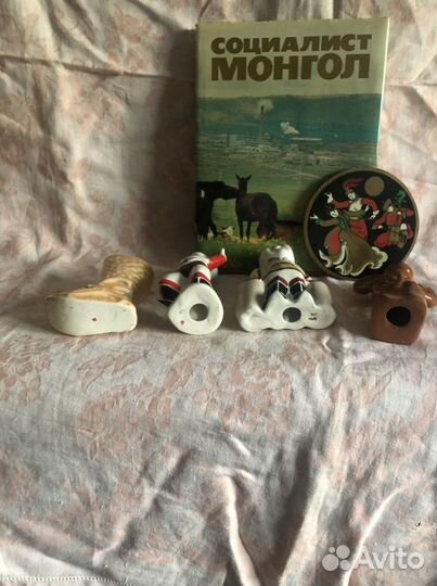 Фарфоровые статуэтки времен СССР 1975 Монголия