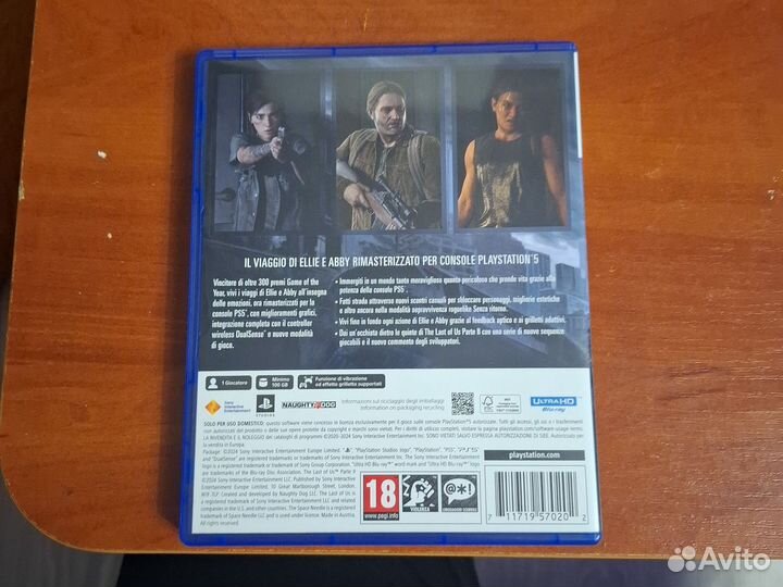 The last of us part 2 remastered ps5 диск бу