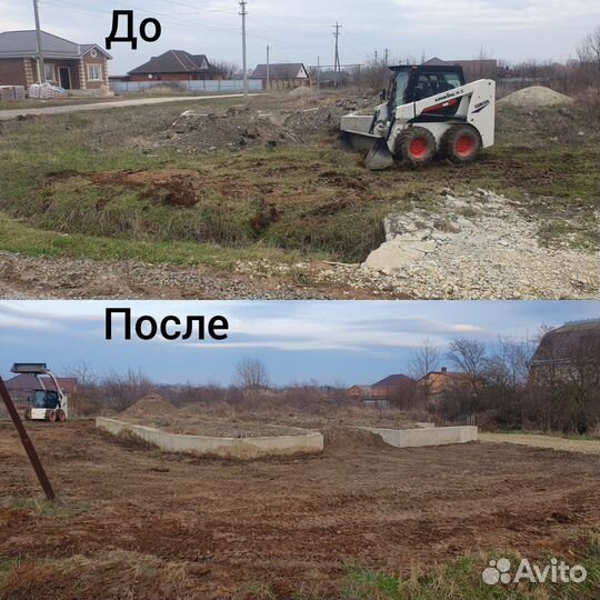 Услуги минипогрузчика