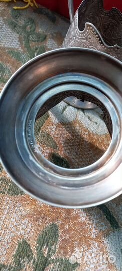 Подстаканники Космос мельхиор СССР