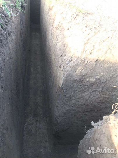 Услуги миниэкскаватора