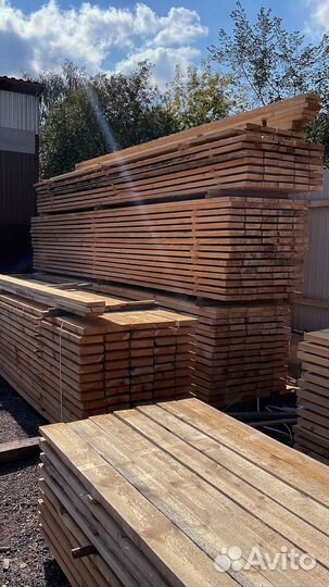 Доска обрезная 40х150х6000мм