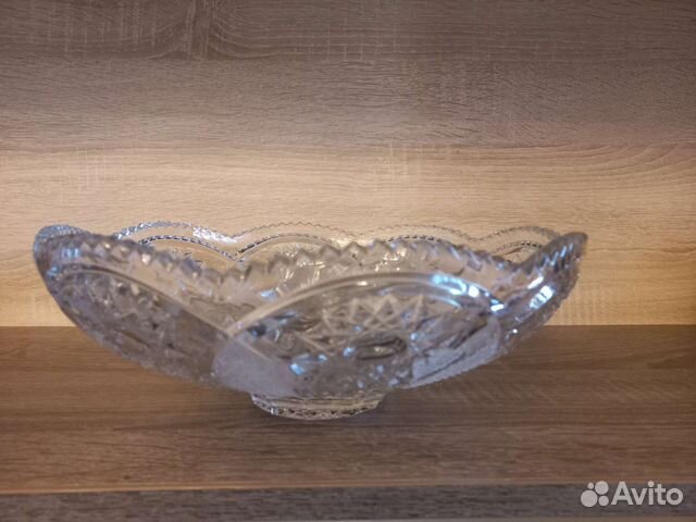 Ваза хрустальная СССР для фруктов
