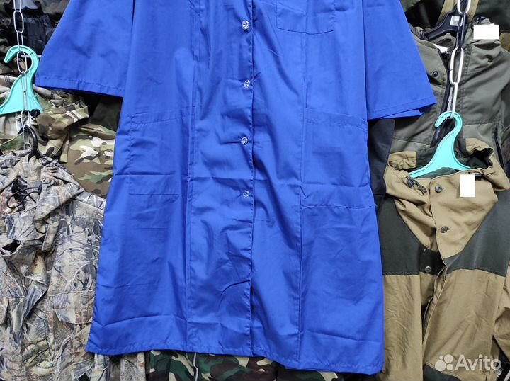 Халат Рабочий Синий