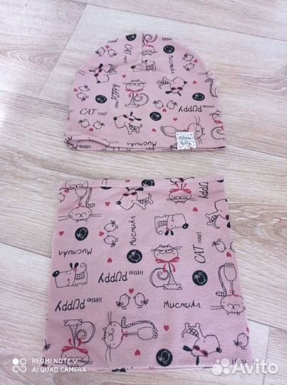 Шапка демисезонная для девочки