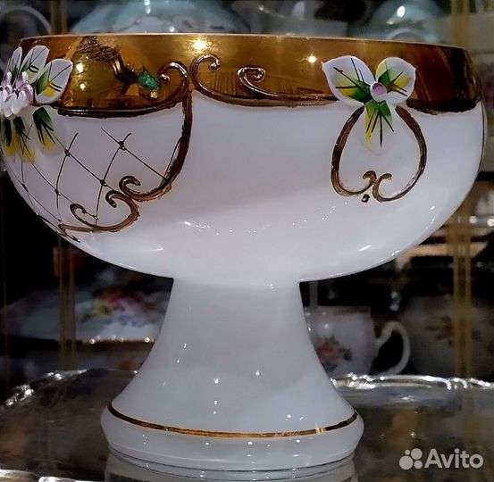 Ваза для конфет богемия