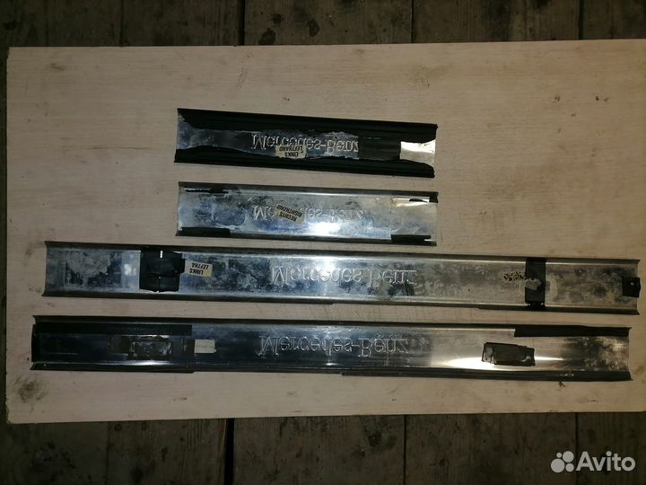 К-кт. накладок порогов декор Мерседес Ml320