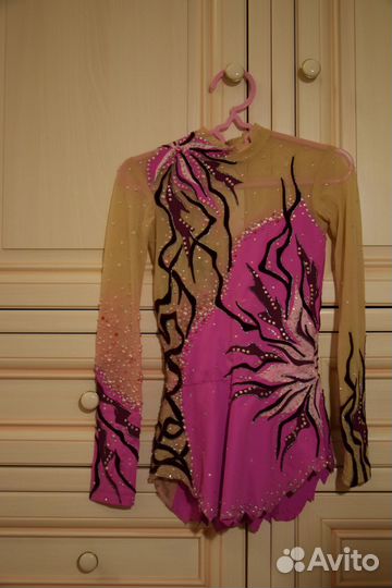 Купальник гимнастический, 128-134 см