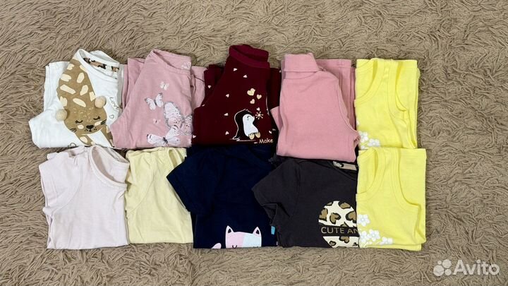 Одежда пакетом для девочки 86 92