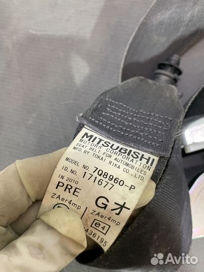 Ремень безопасности с пиропатроном Mitsubishi