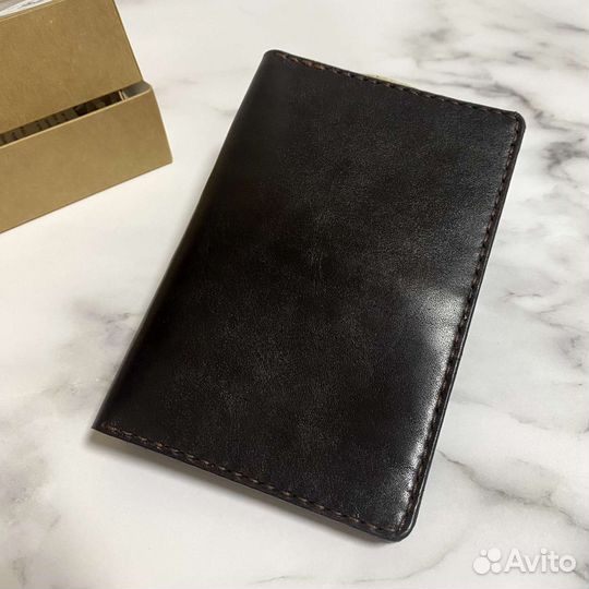Обложка для автодокументов натуральная кожа