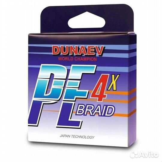 Шнур dunaev braid PE X4 150м 0,30мм (23,1 кг)