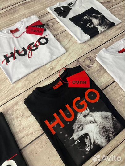 Футболка Hugo Boss хлопок LUX