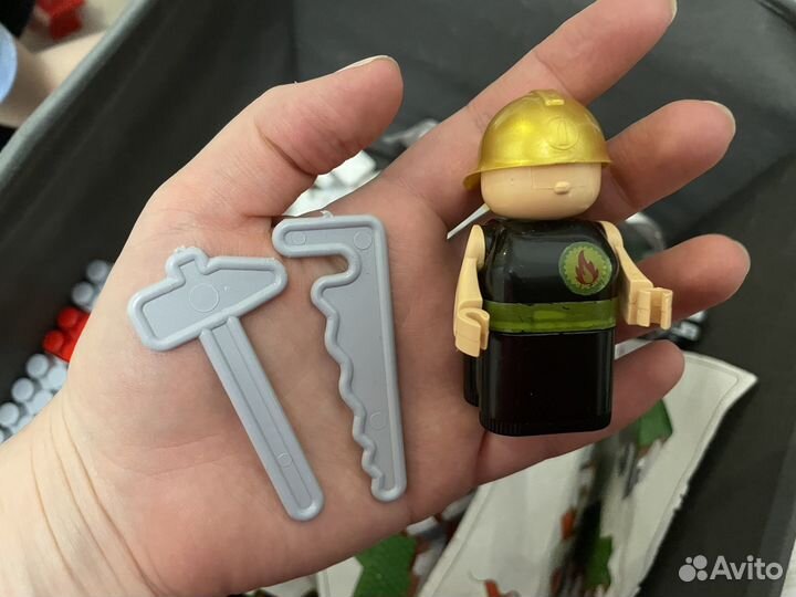 Конструктор bauer железная дорога и тушение пожара