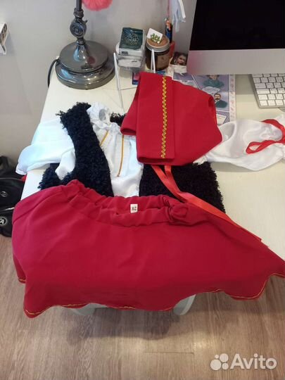 Костюм красной шапочки 110-116