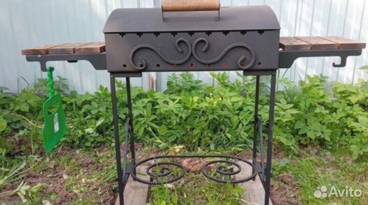 Гриль-Мангалы с крышкой из стали 4 мм