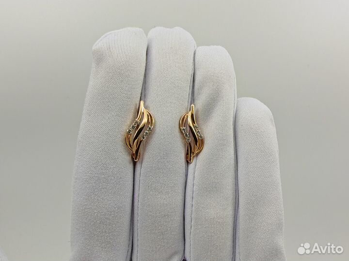 Золотые Серьги 585 пробы. Рассрочка