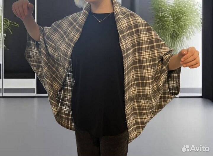 Пончо женское новое