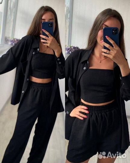 Летний женский костюм 4 в 1