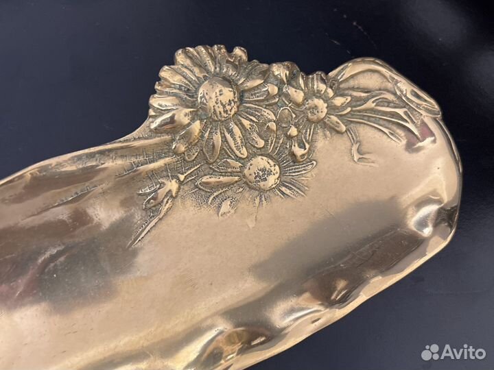 Мелочница латунная