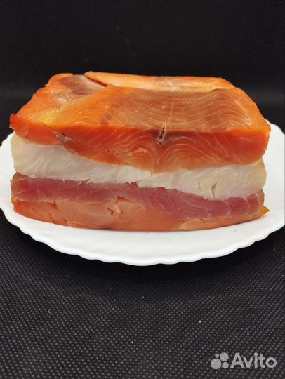 Рыбный рулет из четырех рыб