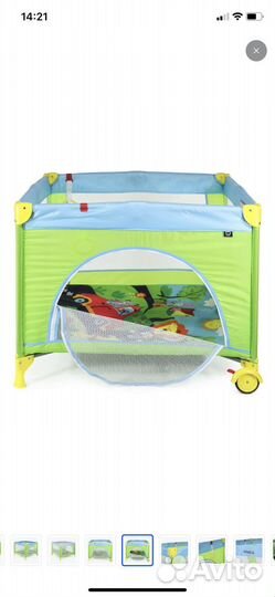 Детская кровать манеж с матрасом бу