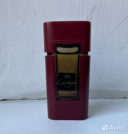 Must de Cartier eau de toilette 4 мл винтаж