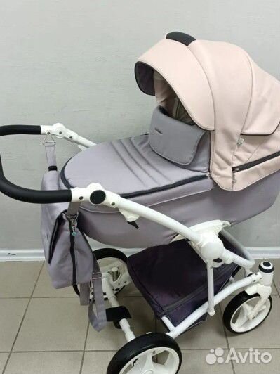 Коляска 2 в 1 bebetto экокожа