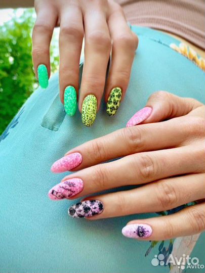 Маникюр, педикюр, гель-лак, наращивание ногтей