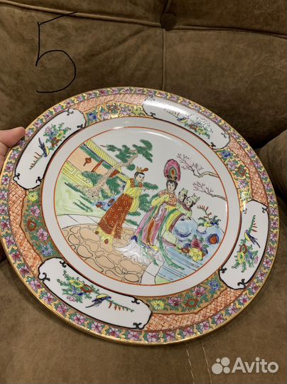 Тарелка ручная роспись