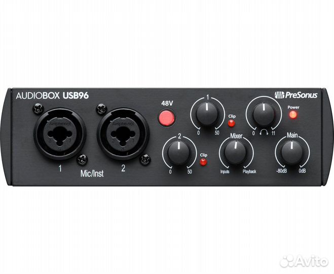 AudioBox USB 96 Studio presonus аудиоинтерфейс