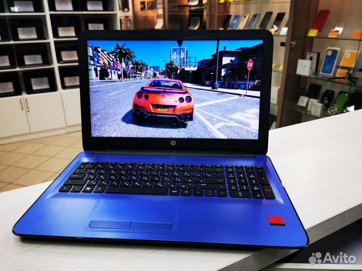 Красивый мощный ноутбук HP для работы и игр