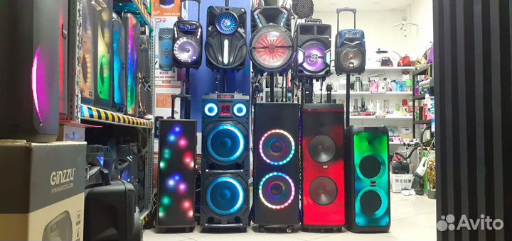 Большие портативные колонки Новые с гарантией