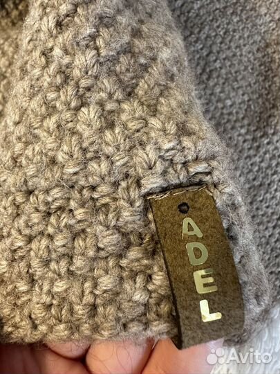 Комплект шапка и снуд женский шерсть