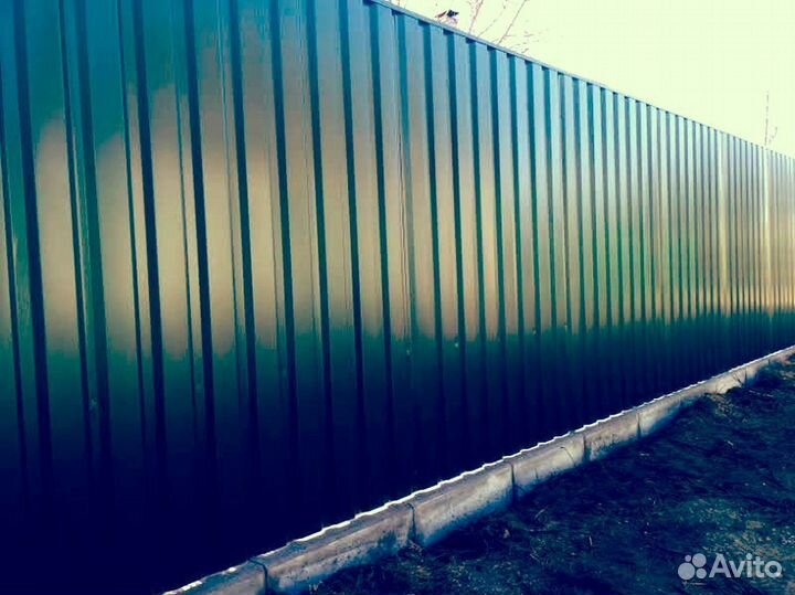Забор из профлиста